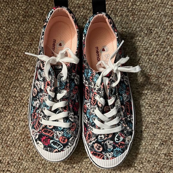 BOBS from Skechers Shoes Skechers Bobs Dog Print Memory Foam Tennis